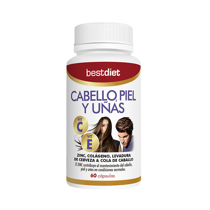 BEST DIET CABELO E UNHAS 60 CÁPSULAS 33,78G