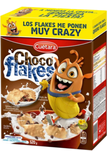 CUÉTARA CHOCO FLAKES 520G