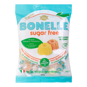 BONELLE GOMAS SEM AÇÚCAR LIMÃO E TANGERINA 90G