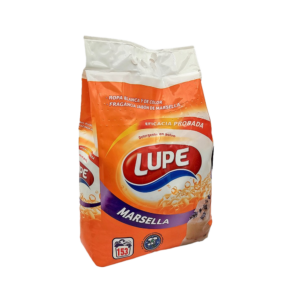 LUPE DETERGENTE EN POLVO SACO MARSELLA 153 DOSIS 10KG