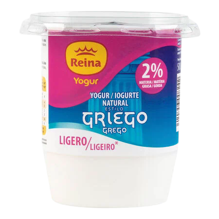 REINA IOGURTE GREGO 2%MG NATURAL 500G