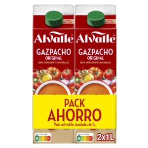 ALVALLE GAZPACHO SUAVE BIPACK 1+1 LITRO