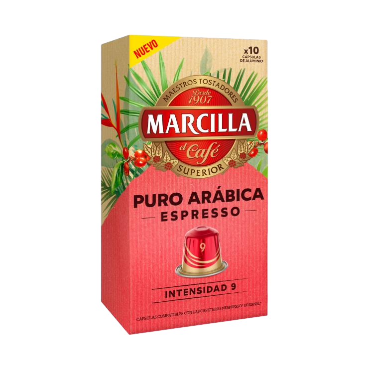 MARCILLA CAFÉ ESPRESSO CÁPSULAS NESPRESSO 10UDS 52G