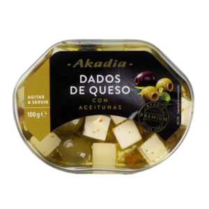 AKADIA CUBITOS ENSALADA ALIÑADO ACEITUNA 100G