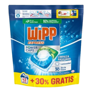 WIPP EXPRESS DETERGENTE LÍQUIDO LIMPIEZA PROFUNDA 33+10 LAVADOS