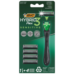 BIC MÁQUINA DE BARBEAR HYBRID 4 FLEX 3UN