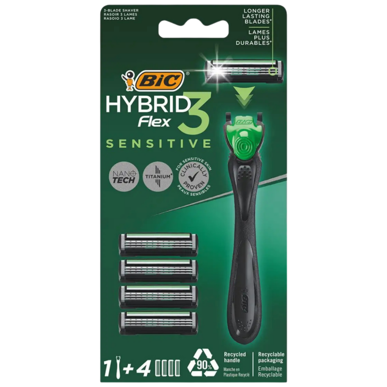 BIC MÁQUINA DE BARBEAR HYBRID 4 FLEX 3UN