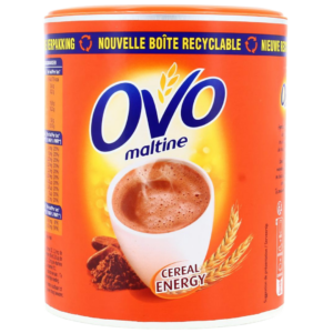 OVOMALTINE CHOCOLAT EN POUDRE AUX CÉRÉALES 350G