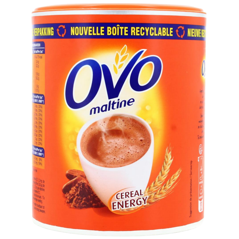 OVOMALTINE CHOCOLAT EN POUDRE AUX CÉRÉALES 350G