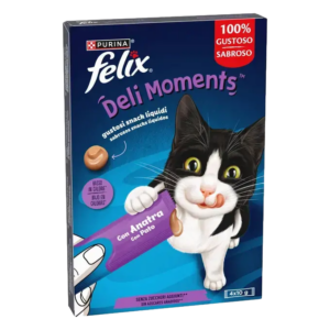 FELIX DELIMOMENTS SNACK CANARD/SAUMON 4X10G