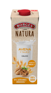 BORGES BEBIDA DE AVENA Y NUEZ 1L
