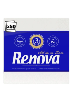 RENOVA SERVILLETA 33X33 3 CAPAS 50UDS