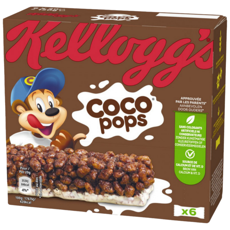 KELLOGG'S BARRES COCO POPS 6X20G