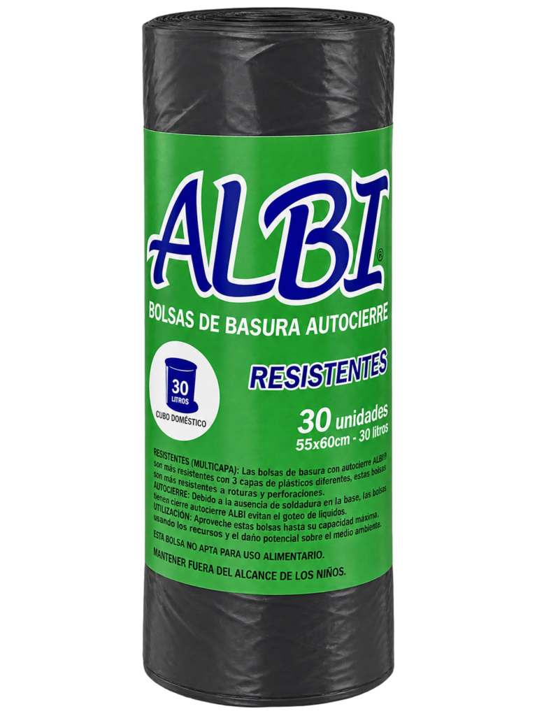 ALBI BOLSA BASURA NEGRA 30L 30UDS