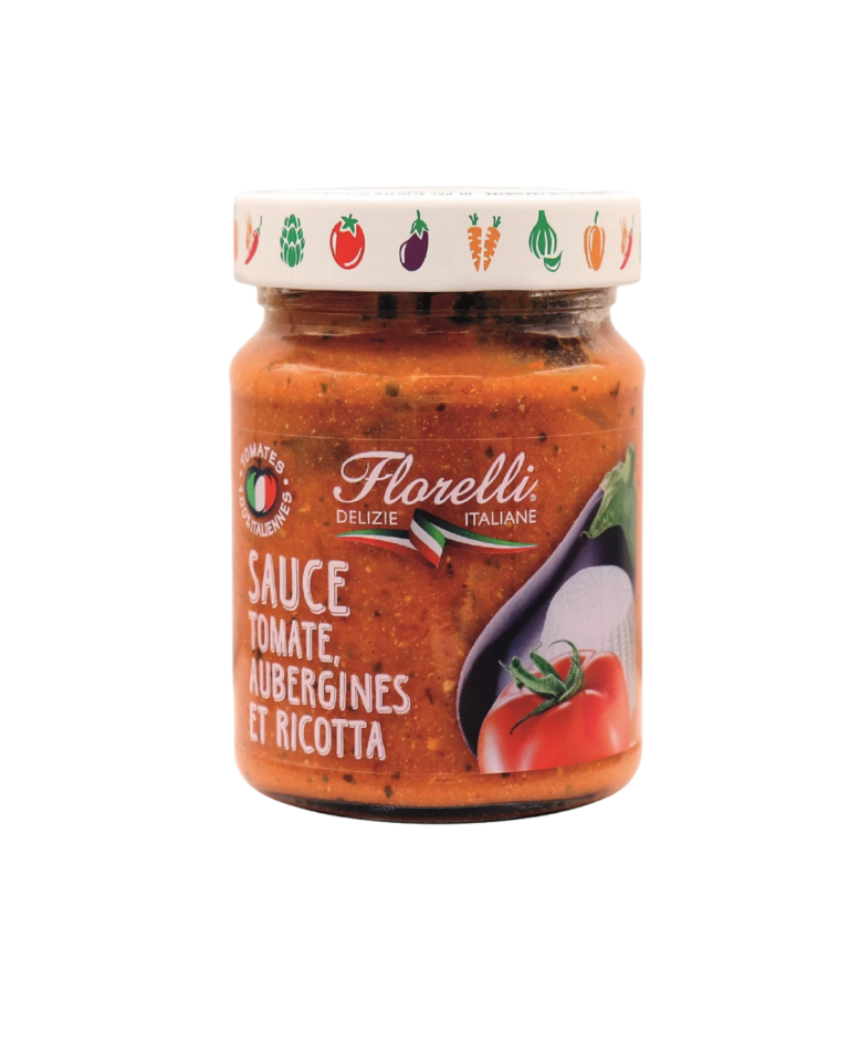 FLORELLI SAUCE TOMATE AUBERGINES ET RICOTTA 250G