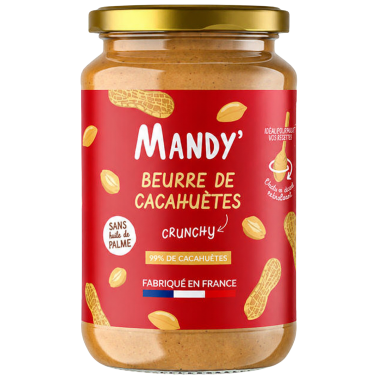 MANDY BEURRE DE CACAHUÈTE CRUNCHY 340G