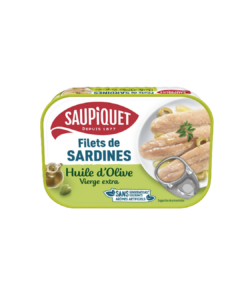 SAUPIQUET FILETS SARDINES HUILE D'OLIVE BIO 3X70G