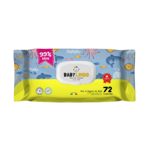 BABY LINDO TOALLITAS AQUA CON TAPA 72U