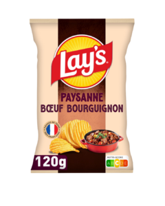 LAYS PAYSANNE BOEUF BOURGUIGNON 120G