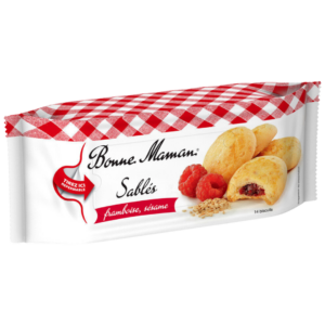 BONNE MAMAN SABLÉS FRAMBOISE SÉSAME 150G