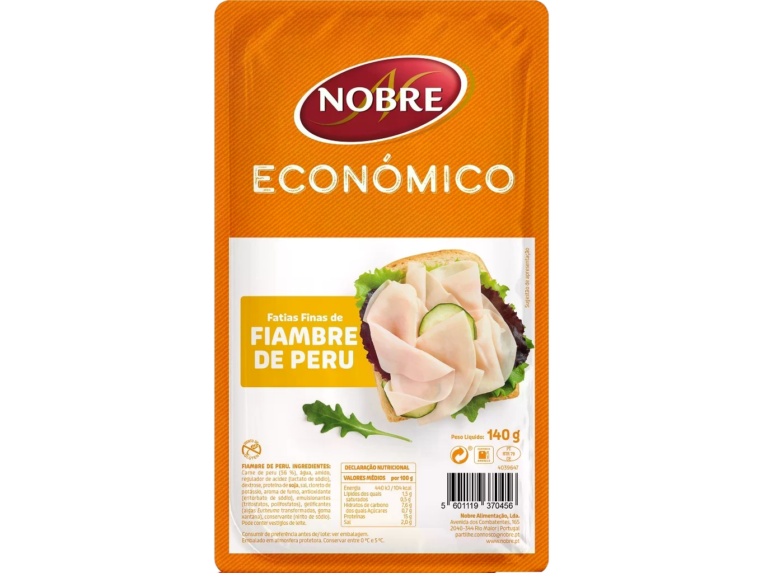 NOBRE FIAMBRE PERU FATIAS FINAS 140G