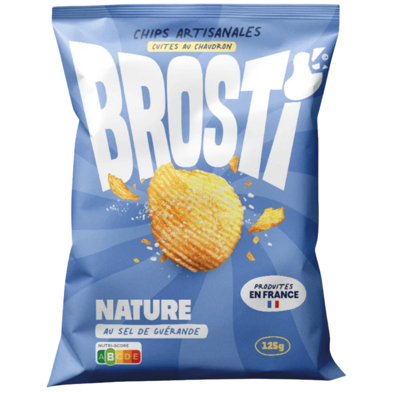 BROSTI CHIPS NATURE 125G