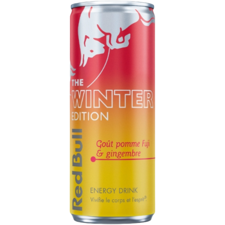 RED BULL WINTER POMME FUJI GINGEMBRE 25CL
