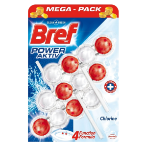 BREF COLGADOR WC POWER ACTIVO BOLAS TRIPLO HIGIENE