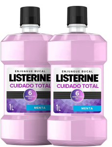 LISTERINE ENJUAGUE BUCAL CUIDADO TOTAL 2X1L