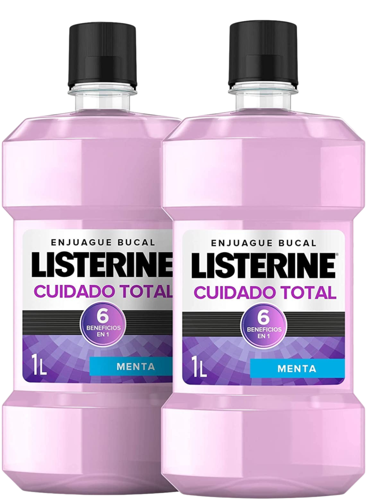 LISTERINE ENJUAGUE BUCAL CUIDADO TOTAL 2X1L