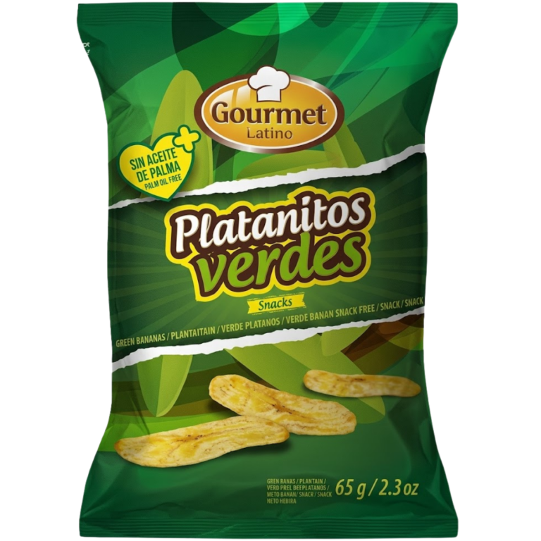 GOURMET LATINO PLATANITOS VERDES BOLSA 65GR