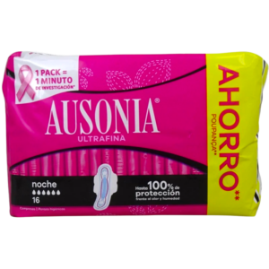 AUSONIA NOCHE SUPER ULTRA PLEGADAS ALAS 16UDS