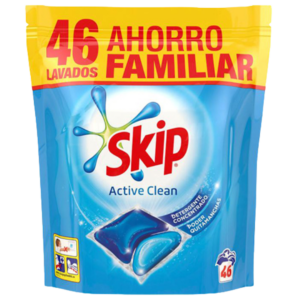 SKIP DETERGENTE CÁPSULAS LIMPIEZA PROFUNDA 46 DOSIS
