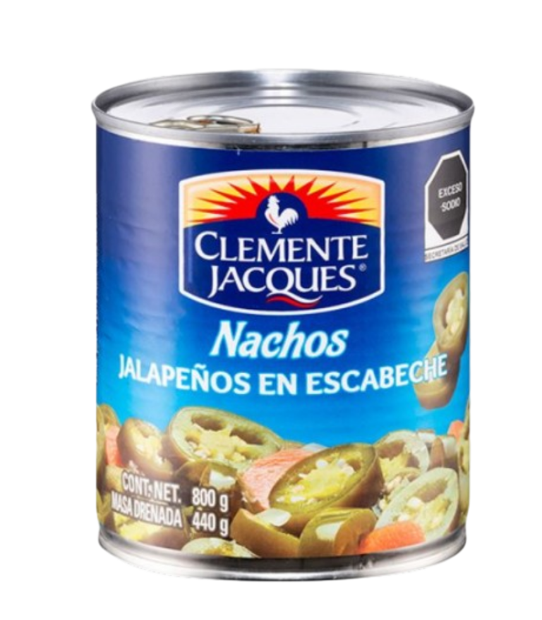CLEMENTE JACKES JALAPEÑOS EN RODAJAS NACHOS 220 GR