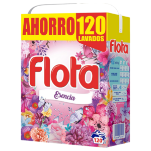 FLOTA DETERGENTE POLVO MALETA ESENCIA 120 LAVADOS