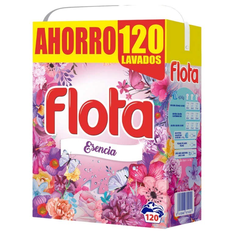 FLOTA DETERGENTE POLVO MALETA ESENCIA 120 LAVADOS