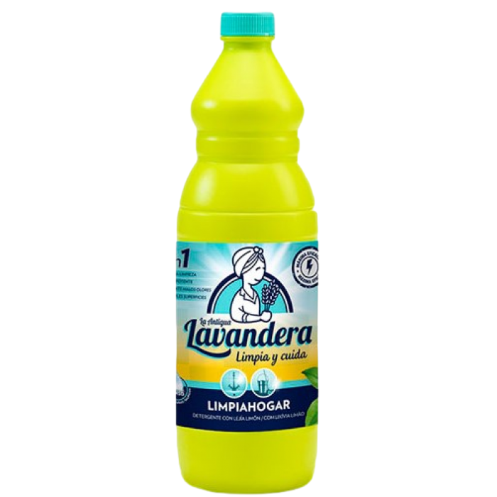 LAVANDERA LEJÍA CON DETERGENTE LIMÓN  1,5L