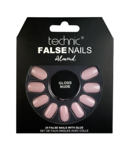 TECHNIC UNHAS POSTIÇAS AMÊNDOA GLOSS NUDE