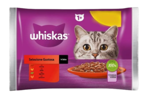 WHISKAS SELECCIÓN CARNE ADULTO 4X85G
