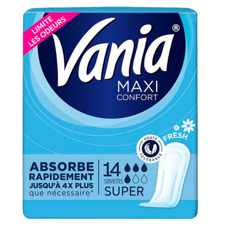 VANIA SERVIETTES HYGIENIQUES MAXI CONFORT 14U