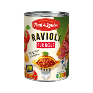 PAUL & LOUISE RAVIOLI PUR BOEUF 400G