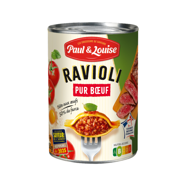 PAUL & LOUISE RAVIOLI PUR BOEUF 400G