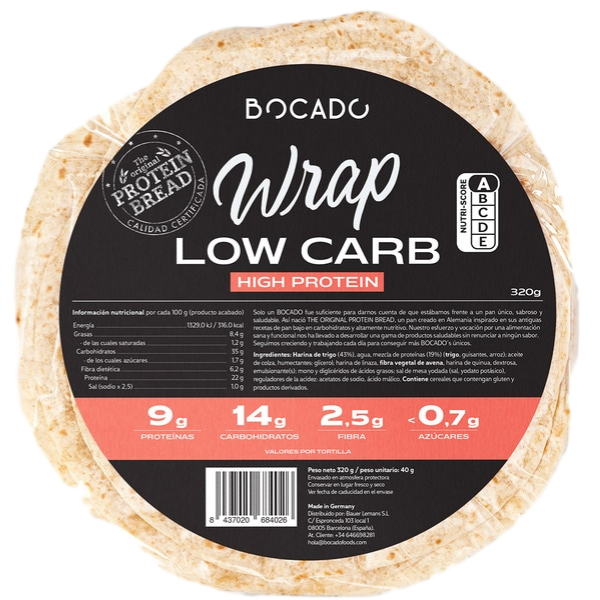 BOCADO WRAP PROTÉINÉ 40G