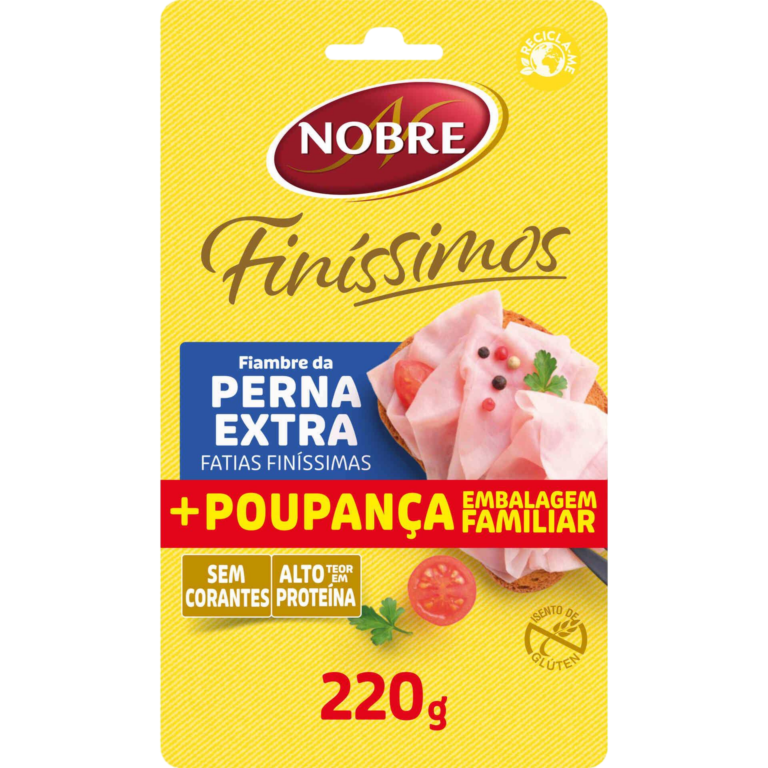 NOBRE FIAMBRE PERNA EXTRA FATIAS FINAS 220G