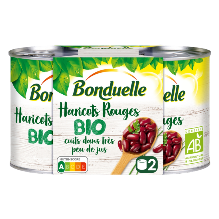 BONDUELLE HARICOTS ROUGE BIO 2X125G