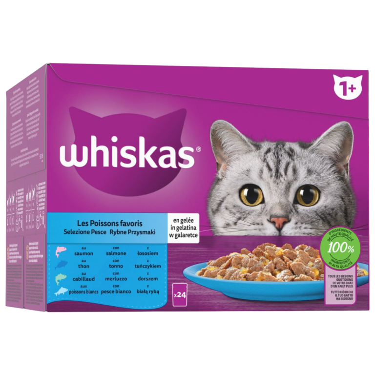 WHISKAS POISSON EN GELÉE 24X85G