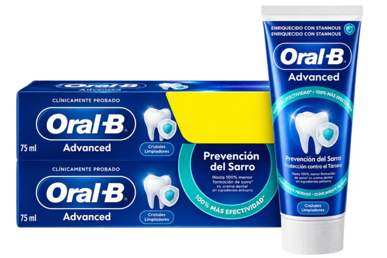 ORAL-B PASTA DE DENTES ADVANCED SARRO 2X75ML