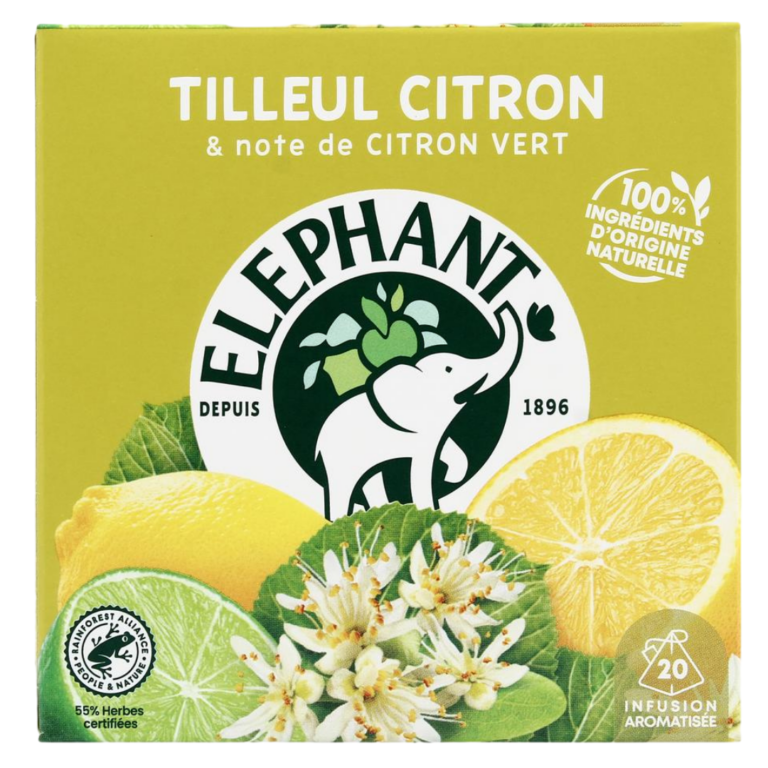 ELEPHANT INFUSION TILLEUL CITRON 36G