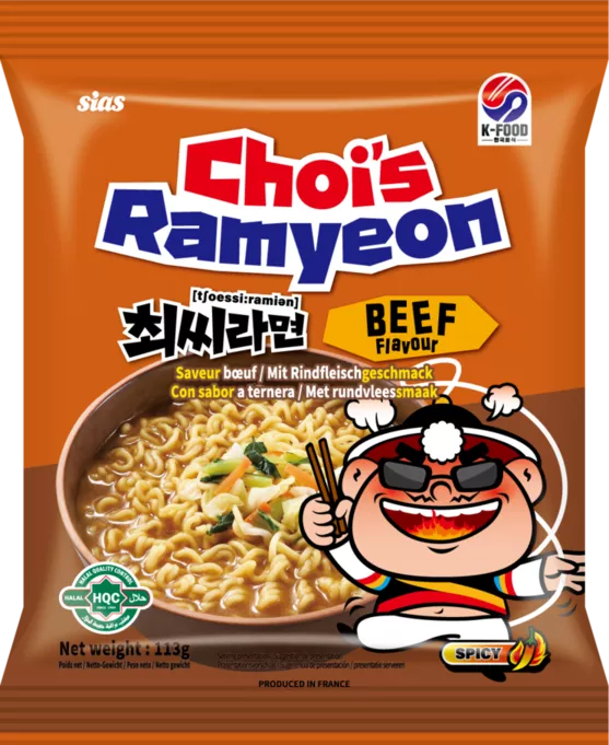 CHOI'S MASSAS INSTANTÂNEAS DE CARNE 113G