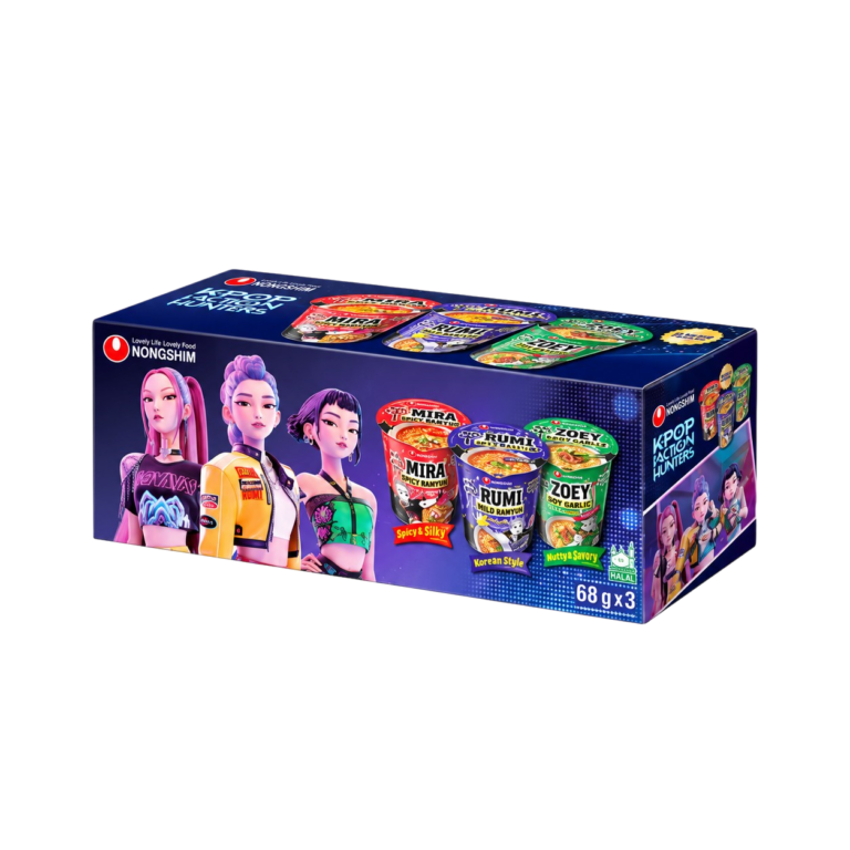 NONGSHIM NOODLES CUP EDICIÓN K-POP PAC3X68G